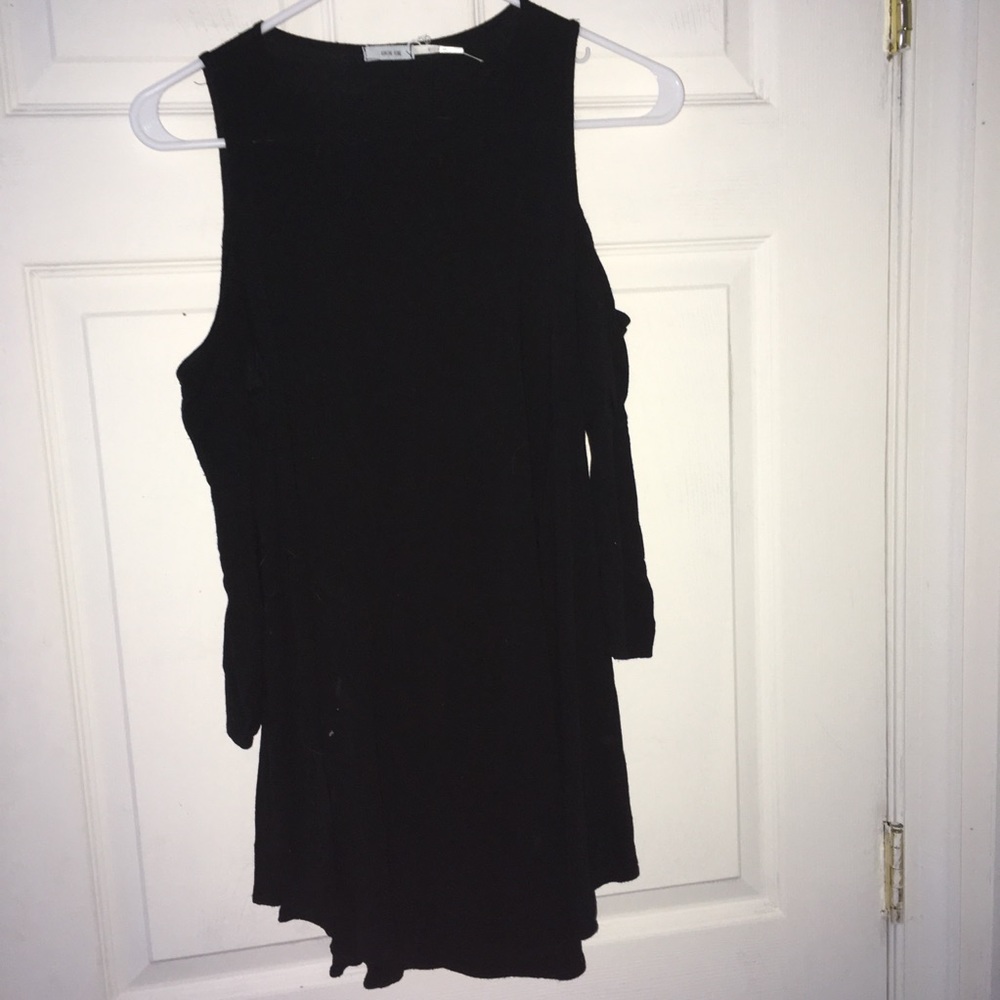 Open Shoulder Long Sleeve